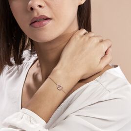 Bracelet Ottavia Argent Rose Oxyde De Zirconium - Bracelets fantaisie Femme | Histoire d’Or