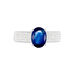 Bague Crista Or Blanc Saphir Et Diamant - Bagues solitaires Femme | Histoire d’Or