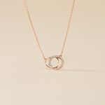 Collier Or Rose Tresha Diamants - Colliers Femme | Histoire d&rsquo;Or