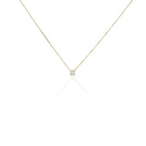 Collier Collection Aphrodite Or Jaune Diamant Synthetique - Colliers Femme | Histoire d’Or