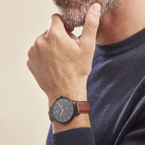 Montre Pierre Lannier Echo Noir - Montres Homme | Histoire d’Or