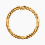 Bracelet Jimmy Maille Americaine Or Jaune - Bracelets cha&icirc;ne Femme | Histoire d&rsquo;Or