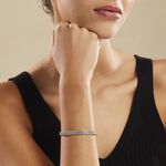 Bracelet Metropolitan Maille Fantaisie Acier Blanc - Bracelets Femme | Histoire d&rsquo;Or