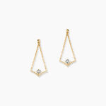 Boucles D'Oreilles Pendantes Severienne Or Jaune Diamant - Boucles d'oreilles pendantes  | Histoire d&rsquo;Or