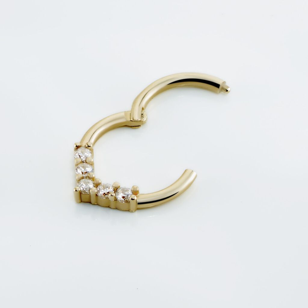 Piercing D'oreille Or Jaune Ailanta Oxydes De Zirconium - Bijoux Femme | Histoire d’Or
