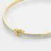 Bracelet Jonc Karama Or Bicolore - Bracelets joncs Femme | Histoire d’Or