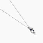 Collier Rosalyne Or Blanc Saphir Et Diamant - Colliers Femme | Histoire d&rsquo;Or