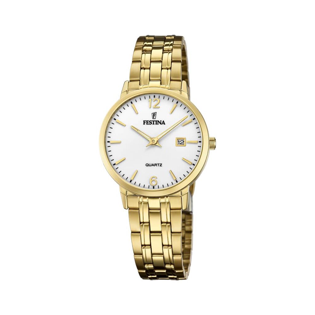 Montre Classique Blanc - Montres Femme | Histoire d’Or