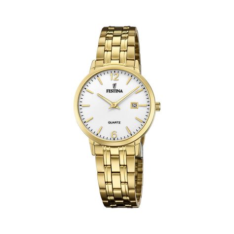 Montre Classique Blanc - Montres Femme | Histoire d’Or