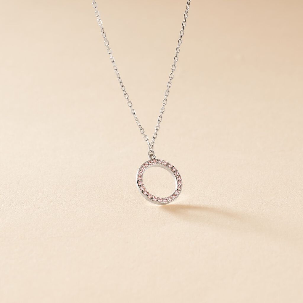 Collier Ambroisie Argent Blanc Oxyde De Zirconium - Colliers fantaisie Femme | Histoire d&rsquo;Or