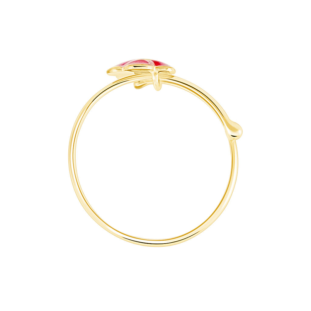 Bague Syna Fleur Or Jaune - Bijoux sans pierre Enfant | Histoire d&rsquo;Or