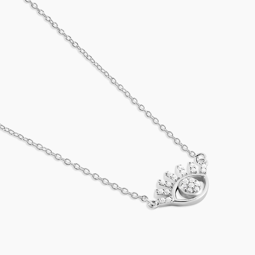 Collier Pauwel Argent Oxyde - Colliers fantaisie Femme | Histoire d&rsquo;Or