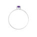 Solitaire Or Blanc Lily Améthyste - Bagues solitaires Femme | Histoire d’Or