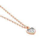 Collier Mon 1er Diamant Or Rose Diamant - Colliers Femme | Histoire d&rsquo;Or