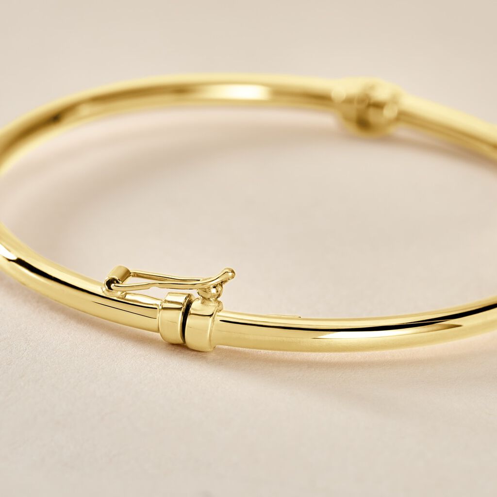 Bracelet Jonc Or Jaune Cynthia - Bracelets joncs Femme | Histoire d&rsquo;Or