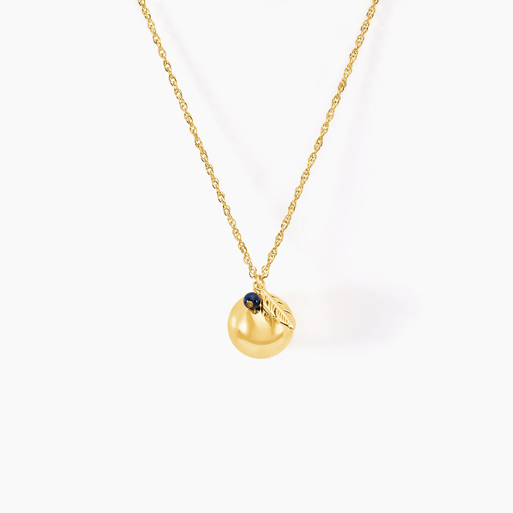 Collier My Bola Acier Jaune Aventurine - Bolas de grossesse Femme | Histoire d&rsquo;Or