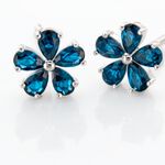 Boucles D'oreilles Puces Argent Blanc Laldilon Oxydes De Zirconium - Boucles d'oreilles fantaisie Femme | Histoire d&rsquo;Or