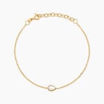Bracelet Ondee Argent Dor&eacute; A L'Or 750/1000 Nacre - Bracelets Femme | Histoire d&rsquo;Or