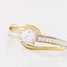 Bague Armelle Or Jaune Oxyde - Bagues avec pierre Femme | Histoire d’Or