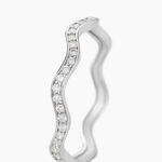 Bague Jasmyn Argent Blanc Oxyde De Zirconium - Bagues avec pierre Femme | Histoire d&rsquo;Or