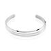 Bracelet Jonc Aglae Acier Blanc - Bracelets fantaisie Femme | Histoire d’Or