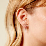 Cr&eacute;oles Lisenn Argent Blanc Oxyde De Zirconium - Boucles d'oreilles cr&eacute;oles Femme | Histoire d&rsquo;Or