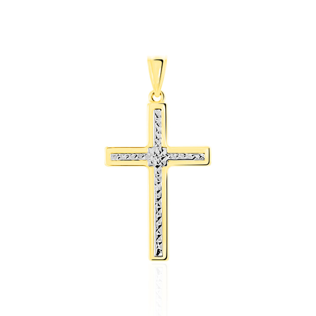 Pendentif Croix De Communion Catholique Vintage - Occasion - Origine France