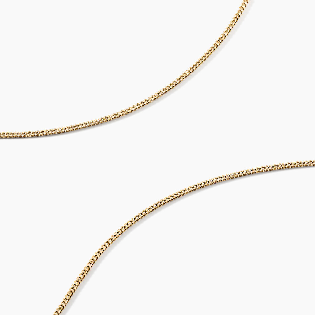 Chaîne Maille Gourmette Or Jaune - Chaines Famille | Histoire d’Or
