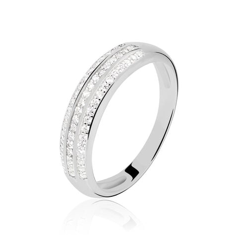 Bague Nataelle Argent Blanc Oxyde De Zirconium - Bagues avec pierre Femme | Histoire d’Or