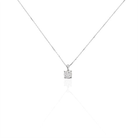 Collier Artemis Or Blanc Diamant - Colliers Femme | Histoire d’Or