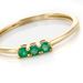 Bague Richie Or Jaune Emaraude - Bagues avec pierre Femme | Histoire d’Or