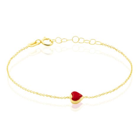 Bracelet Coralie Coeur Or Jaune - Bracelets Coeur Enfant | Histoire d’Or