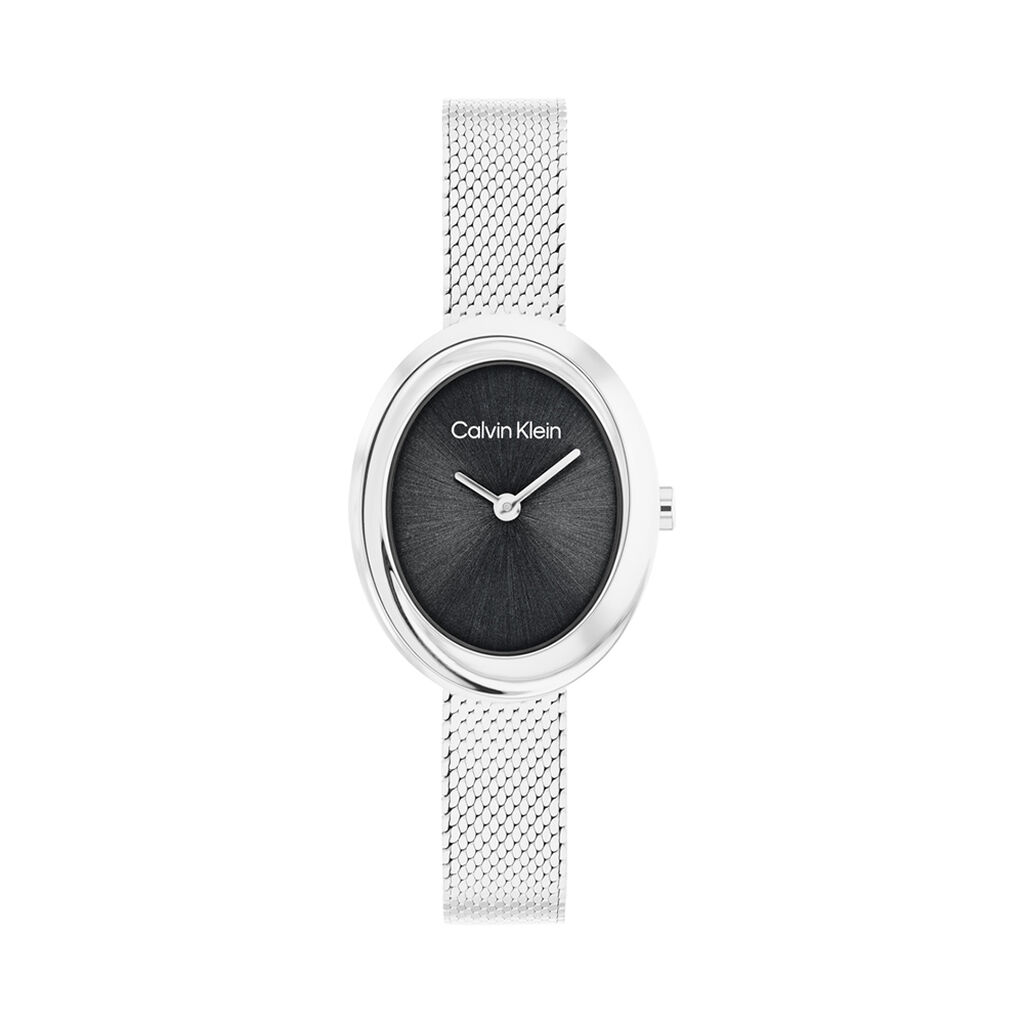 Montre Calvin Klein Twisted Bezel 24 Noir - Montres Femme | Histoire d&rsquo;Or