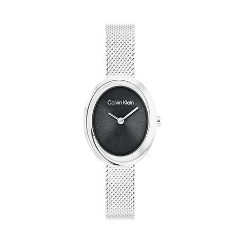Montre Calvin Klein Twisted Bezel 24 Noir - Montres Femme | Histoire d&rsquo;Or
