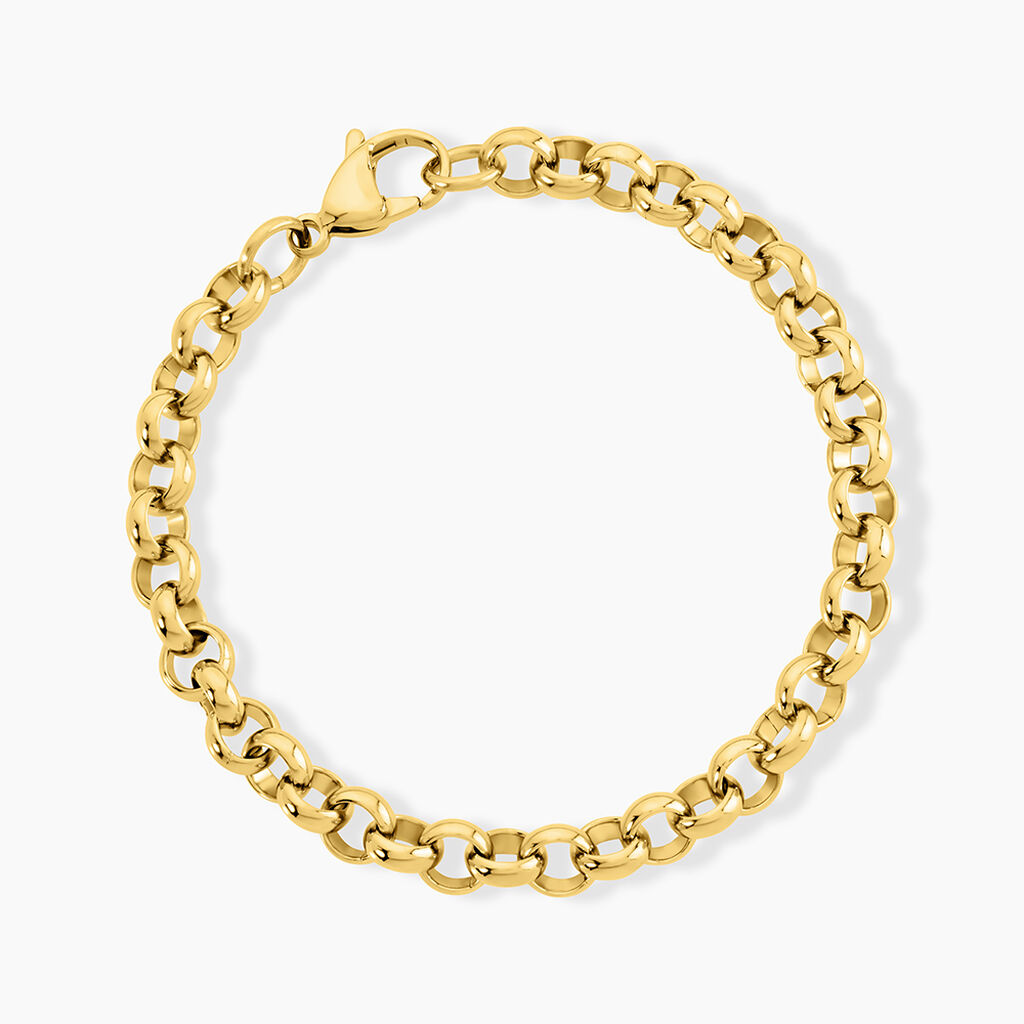 Bracelet Dionyse Acier Jaune - Bracelets fantaisie Femme | Histoire d&rsquo;Or