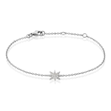 Bracelet Sarida Argent Blanc Oxyde De Zirconium - Bracelets fantaisie Femme | Histoire d’Or