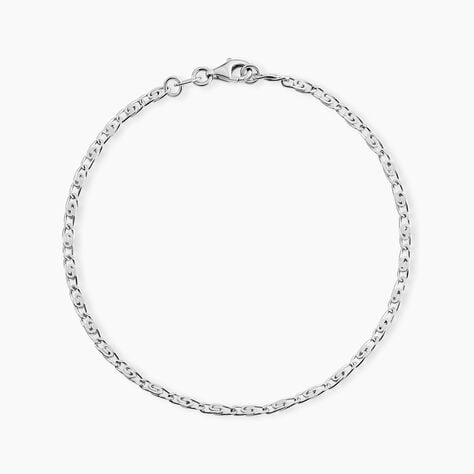 Bracelet Walid Argent Blanc - Bracelets cha&icirc;ne Homme | Histoire d&rsquo;Or