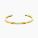 Jonc Jourdan Teno Acier Dor&eacute; - Bracelets joncs Homme | Histoire d&rsquo;Or