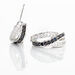 Boucles D'oreilles Puces Bethany Argent Blanc Oxyde De Zirconium