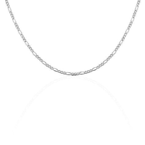 Collier Vivian Argent Blanc - Chaines Homme | Histoire d’Or