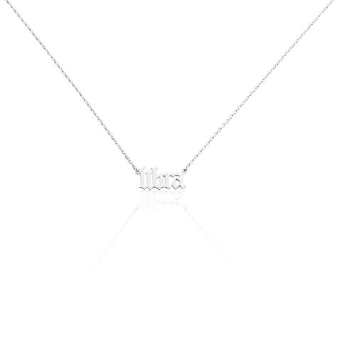 Collier Argent Blanc Astro - Colliers Zodiaque Femme | Histoire d’Or