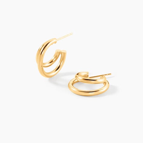 Créoles Kalyan Or Jaune - Boucles d'oreilles créoles Femme | Histoire d’Or