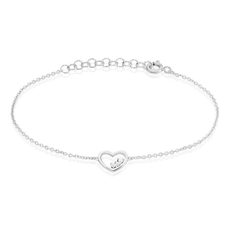 Bracelet Argent Shelan Oxydes De Zirconium - Bracelets Coeur Femme | Histoire d’Or