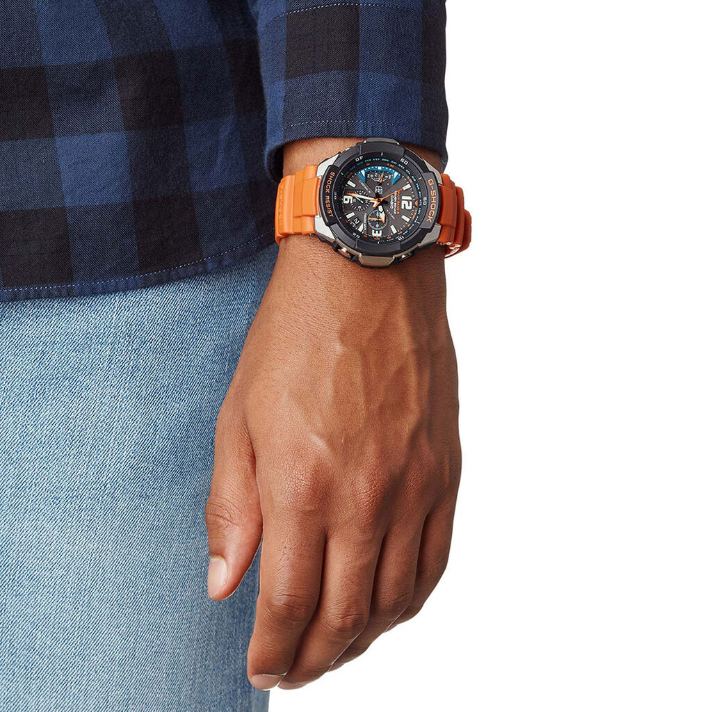 Montre Hybride Casio G-shock Gravitymaster Noir - Montres connectées Homme | Histoire d’Or