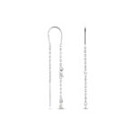 Boucles D'oreilles Pendantes Garsha Argent Blanc Oxyde De Zirconium - Boucles d'oreilles fantaisie Femme | Histoire d&rsquo;Or