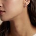 Boucles D'oreilles Puces Argent Blanc Bee Good Oxyde De Zirconium - Boucles d'oreilles fantaisie Femme | Histoire d’Or
