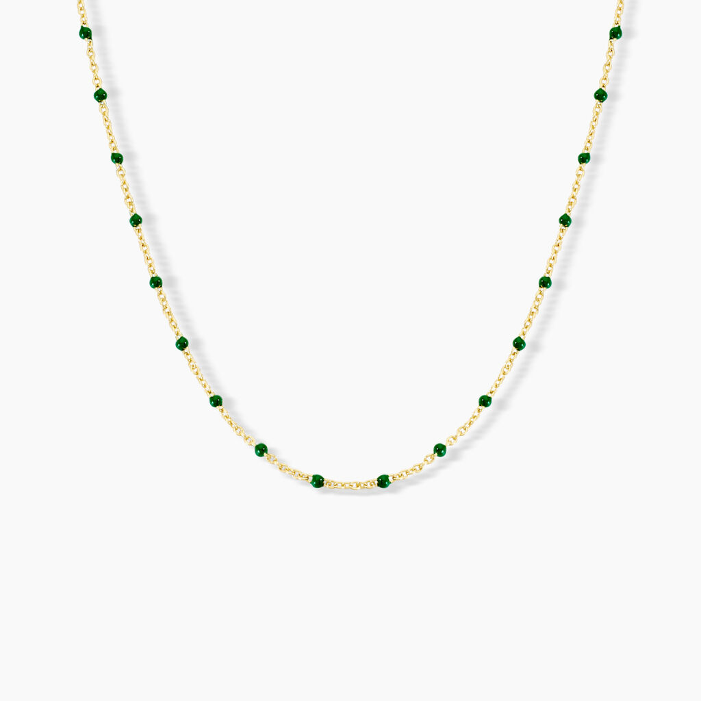 Collier Argent Dore Polka - Colliers fantaisie Femme | Histoire d’Or
