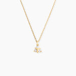 Collier Plaqu&eacute; Or Jacinth Oxyde De Zirconium - Colliers fantaisie Femme | Histoire d&rsquo;Or