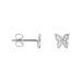 Boucles D'oreilles Puces Cadfan Argent Blanc Oxyde - Boucles d'oreilles fantaisie Femme | Histoire d’Or