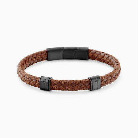 Bracelet Jourdan Cordon Marron - Bracelets cordon Homme | Histoire d&rsquo;Or